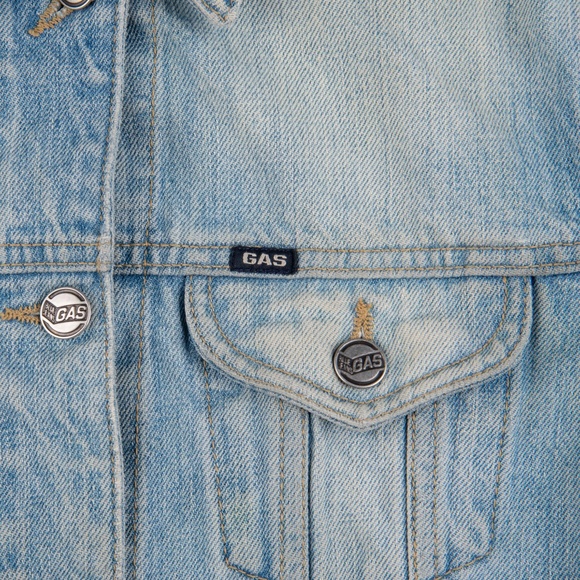 Blue Gas Denim Trucker Jacket - Picture 2 of 7